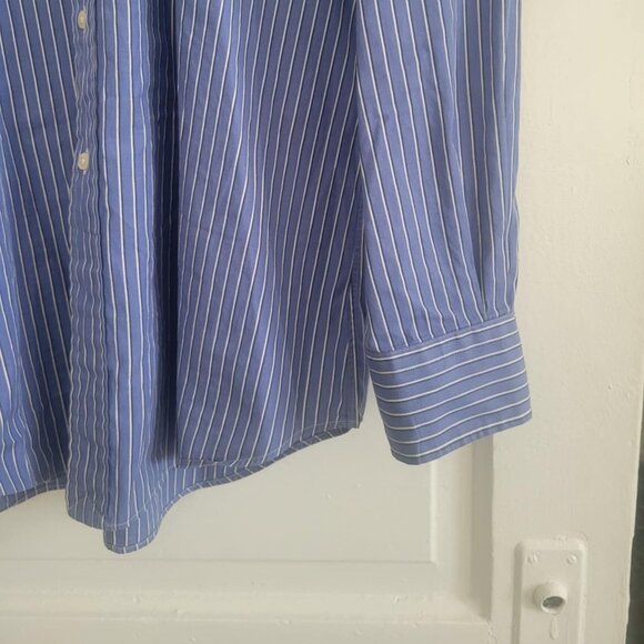 Men's Polo Ralph Lauren Blue and white dress shirt - Picture 6 of 6